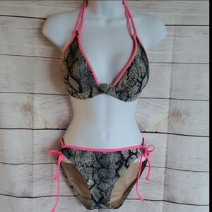 Victoria's Secret Snake Swim Bottom Size Large